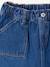 Jupe en jean fille bleu clair+bleu moyen - vertbaudet enfant 