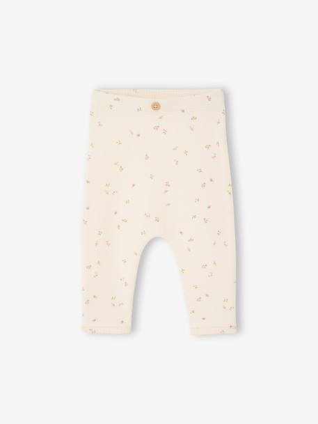Legging bébé fille en côtes   - vertbaudet enfant