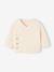 Gilet bébé matelassé ouverture naissance anthracite+beige chiné+vanille - vertbaudet enfant 