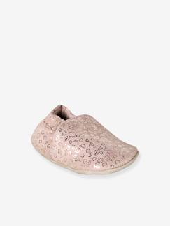 -Chaussons bébé cuir souple