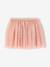 Jupon cérémonie en tulle pailleté bébé blanc+blush - vertbaudet enfant 