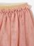 Jupon cérémonie en tulle pailleté bébé blanc+blush - vertbaudet enfant 
