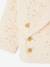 Cardigan met gekruiste opening voor pasgeborenen antraciet+gemêleerd beige+vanille - vertbaudet enfant 