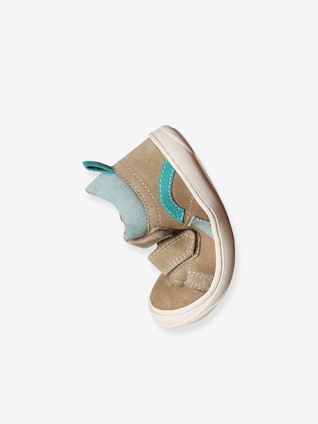 Chaussures premiers pas bébé velcro beige+bleu+bleu électrique+bleu océan+lot beige+lot marron+lot vert+marron+ocre+vert+vert sauge - vertbaudet enfant 