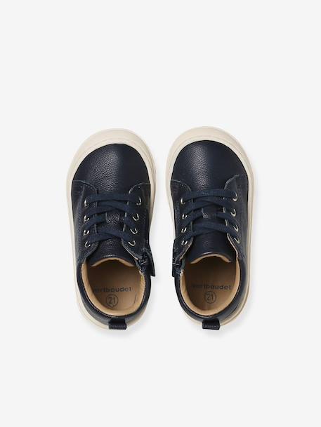 Chaussures premiers pas bébé lacets bleu+camel+kaki+lot bleu+marine - vertbaudet enfant 