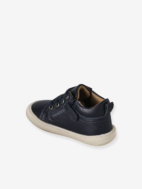 Chaussures premiers pas bébé lacets bleu+camel+kaki+lot bleu+marine - vertbaudet enfant 