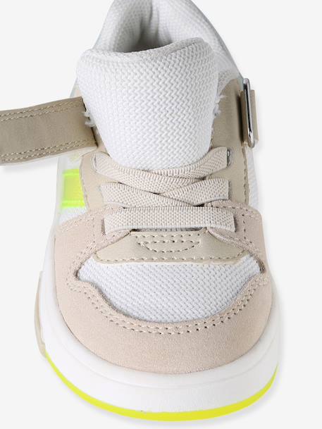 Baskets bébé synthétique lacets élastiqués lot beige - vertbaudet enfant 