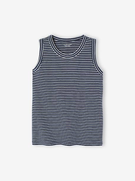 Set van 3 hemdjes voor jongens marineblauw - vertbaudet enfant 