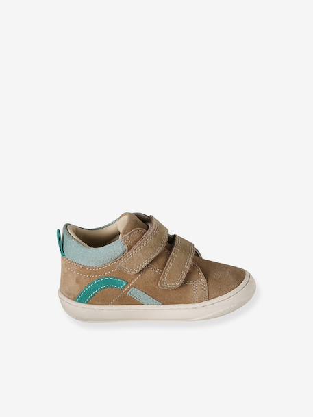 Chaussures premiers pas bébé velcro beige+bleu+bleu électrique+bleu océan+lot beige+lot marron+lot vert+marron+ocre+vert+vert sauge - vertbaudet enfant 
