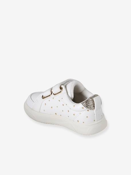 Baskets bébé scratch blanc imprimé - vertbaudet enfant 
