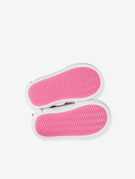 Baskets scratchées bébé rayé bleu+rose imprimé - vertbaudet enfant 