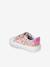 Baskets scratchées bébé rayé bleu+rose imprimé - vertbaudet enfant 