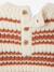 Pull bébé garçon rayé coton rayé beige - vertbaudet enfant 