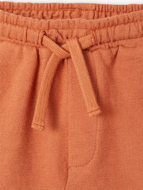 Short style battle bébé en molleton texturé kaki+noisette - vertbaudet enfant 