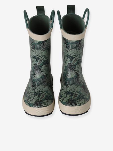 Bottes de pluie enfant collection maternelle lot bleu+vert imprimé - vertbaudet enfant 