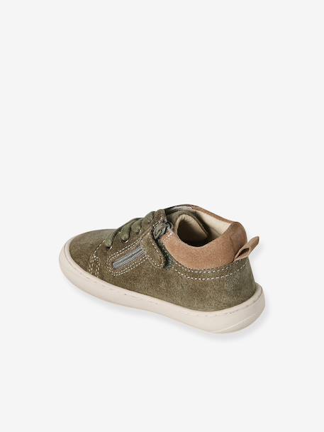 Chaussures premiers pas bébé lacets bleu+camel+kaki+lot bleu+marine - vertbaudet enfant 