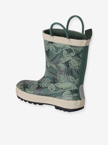 Bottes de pluie enfant collection maternelle lot bleu+vert imprimé - vertbaudet enfant 