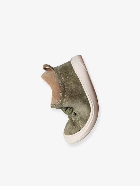 Chaussures premiers pas bébé lacets bleu+camel+kaki+lot bleu+marine - vertbaudet enfant 