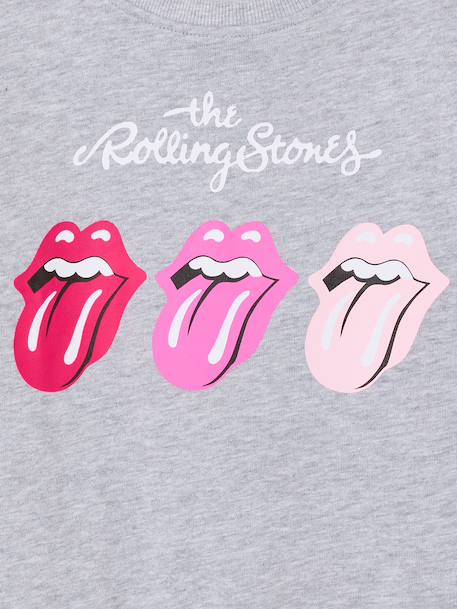 Sweater meisje ROLLING STONES gemêleerd grijs - vertbaudet enfant 