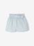 Short voor babymeisjes van katoengaas blauw, gestreept - vertbaudet enfant 