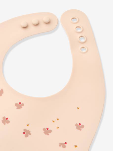 Set van 2 slabbetjes Ember beige+rozen - vertbaudet enfant 