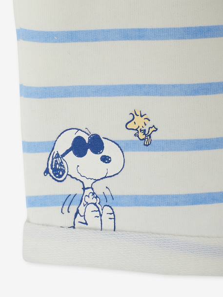 Ensemble bébé t-shirt et short Snoopy rayé bleu - vertbaudet enfant 