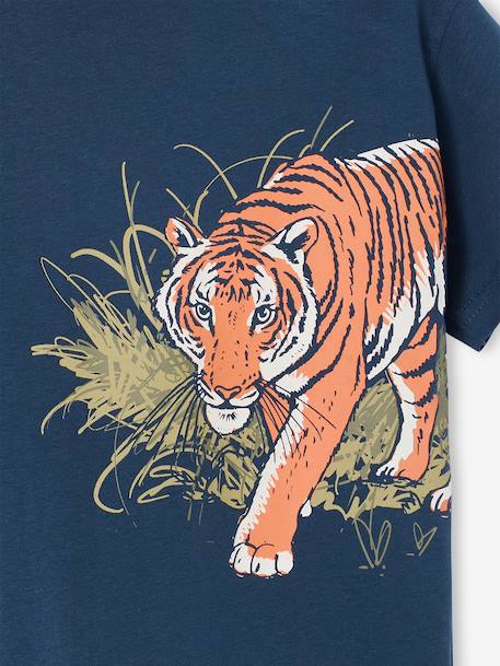 T-shirt garçon motif ludique bleu océan+bois de rose+vert d'eau - vertbaudet enfant 