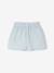 Short bébé fille en gaze de coton rayé bleu - vertbaudet enfant 