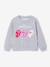 Sweat fille Rolling Stones gris chiné - vertbaudet enfant 