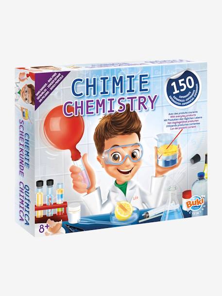 Chimie sans danger - 150 expériences Buki BLEU - vertbaudet enfant 