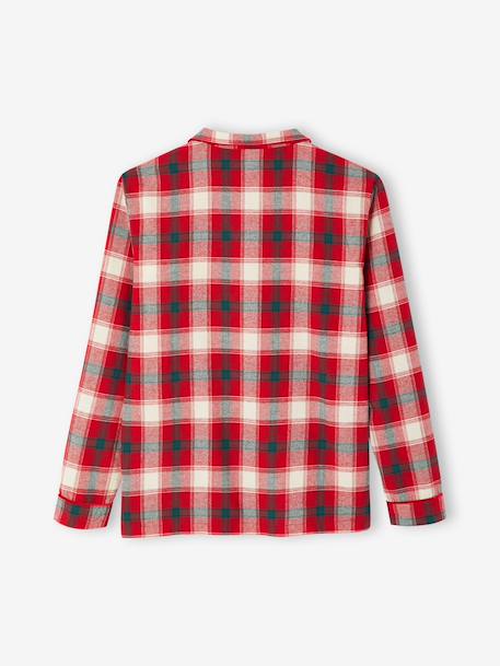 Pyjama homme flanelle noël capsule famille carreaux rouge - vertbaudet enfant 