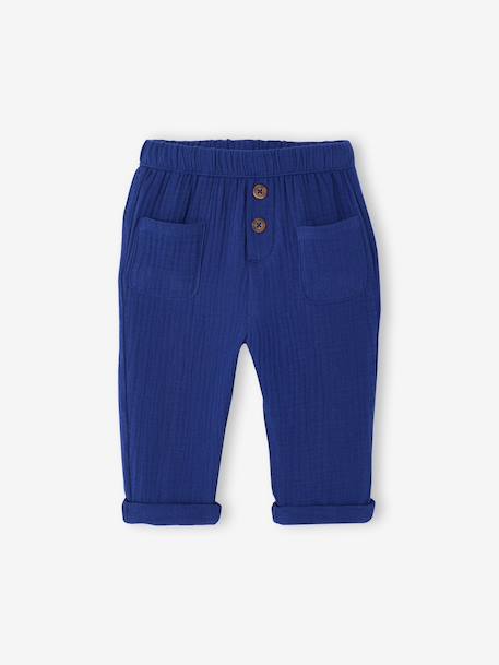 Bébé-Pantalon bébé garçon gaze de coton