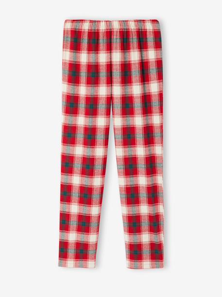 Pyjama homme flanelle noël capsule famille carreaux rouge - vertbaudet enfant 