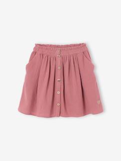 -Jupe fille en gaze de coton 