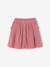 Jupe fille en gaze de coton beige+bleu grisé+rose+vert sauge+vieux rose+violet - vertbaudet enfant 