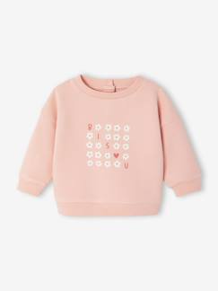 -Sweat-shirt bébé fille message imprimé