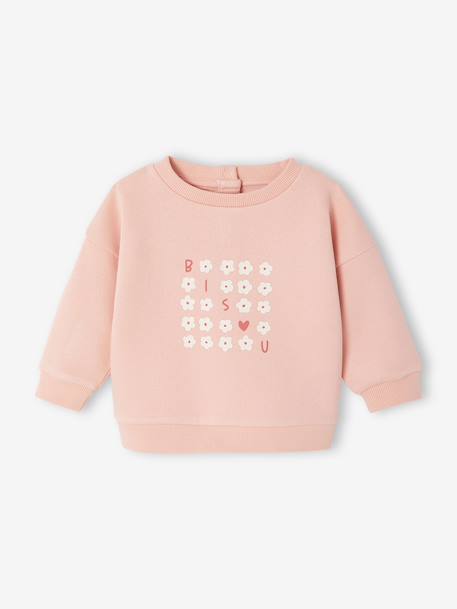 Bébé-Sweat-shirt bébé fille message imprimé