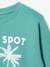 Sweat garçon fantaisie blanc chiné+bleu pâle+ocre+vert - vertbaudet enfant 