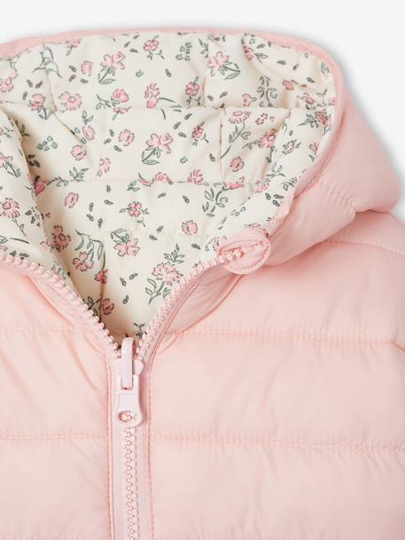 Licht donsjack voor babymeisjes ecru - vertbaudet enfant 