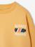 Sweat col rond garçon manches lo bois de rose+jaune pastel - vertbaudet enfant 
