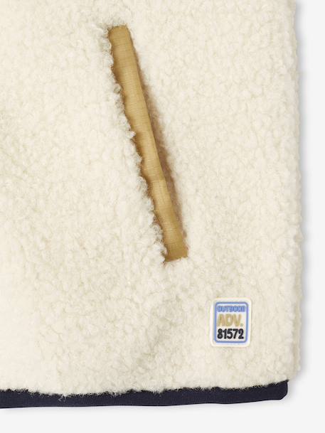 Sweater voor jongens zonder mouwen in sherpa meerkleurig - vertbaudet enfant 