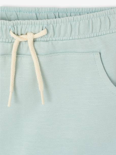 Bermuda bébé garçon en molleton bleu grisé+caramel+MARINE GRISE - vertbaudet enfant 