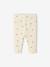 Legging bébé fille en maille côtelée vanille+vert sauge - vertbaudet enfant 