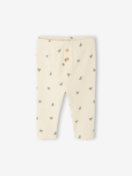 Bébé-Legging bébé fille en maille côtelée