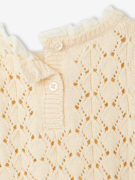 Pull bébé fille 2 en 1 écru - vertbaudet enfant 