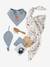 Coffret cadeau naissance bleu grisé+ficelle - vertbaudet enfant 