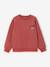 Sweater met ronde hals voor jongens met lange mouwen pastelgeel+rozenhout - vertbaudet enfant 