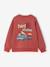 Sweater met ronde hals voor jongens met lange mouwen pastelgeel+rozenhout - vertbaudet enfant 