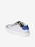 Baskets enfant garçon cuir à scratchs écru+lot blanc - vertbaudet enfant 