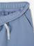 Bermuda garçon en molleton bleu chambray+marine grisé+noix de pécan - vertbaudet enfant 